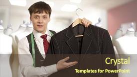  Presentation with music man in suit guitar - Cool new PPT layouts with taylor holds a handmade mans backdrop and a tawny brown colored foreground