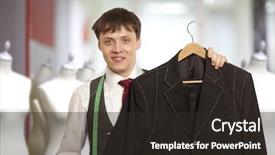  Presentation with music man in suit guitar - Amazing PPT theme having taylor holds a handmade mans backdrop and a dark gray colored foreground