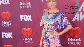  Presentation with microsoft - Amazing presentation having taylor-swift-at-the-2019 backdrop and a violet colored foreground