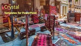  Presentation with persian carpet - Amazing presentation theme having tbilisi-georgia-august-25-2019 backdrop and a tawny brown colored foreground