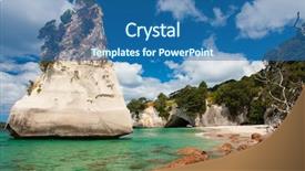  Presentation with new zealand - Amazing PPT theme having colored collage drawn with penils backdrop and a light blue colored foreground.