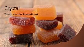  Presentation with fruit - PPT theme with te - p te de fruit background and a  colored foreground