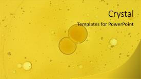  Presentation with cells - Amazing presentation theme having tea beer - oil in water forms interesting backdrop and a yellow colored foreground