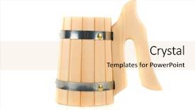  Presentation with handmade spa olive oils soap - Beautiful presentation theme featuring tea beer - wooden handmade mug backdrop and a lemonade colored foreground