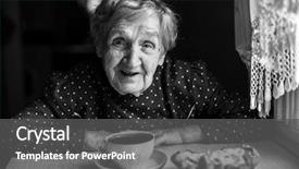  Presentation with black women teach - PPT layouts featuring tea black and white contrast background and a dark gray colored foreground