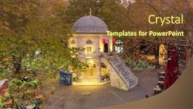  Presentation with garden tea party pretty - Presentation design having tea-gardens-and-silk-shops background and a tawny brown colored foreground