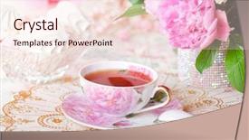  Presentation with high tea - Amazing presentation having tea in the shabby chic backdrop and a lemonade colored foreground