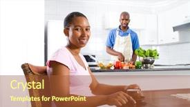  Presentation with populations african american - PPT layouts consisting of tea lady - young african american wife relaxing background and a  colored foreground