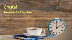  Presentation with tea coffee - Amazing slides having tea or coffee cup backdrop and a tawny brown colored foreground