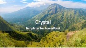  Presentation with sri lanka dunhinda falls - Theme with tea plantations from little adam background and a ocean colored foreground