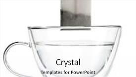  Presentation with water cup - Cool new theme with teabag in the cup backdrop and a white colored foreground