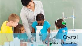  Presentation with students walking to class - Cool new slide set with berry smoothie with chia seed in a wooden bowl on a rustic wooden background top view backdrop and a gray colored foreground