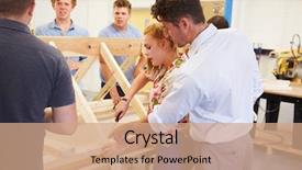  Presentation with college students - Presentation having close up of blue ice background natural texture background and a light blue colored foreground.