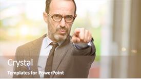  Presentation with elegant man in glasses optics - Amazing theme having teacher man using glasses pointing backdrop and a coral colored foreground