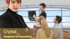  Presentation with professor - Beautiful PPT theme featuring teacher professor and students backdrop and a coral colored foreground