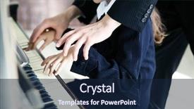  Presentation with trains - Colorful presentation design enhanced with teacher trains to play piano backdrop and a navy blue colored foreground