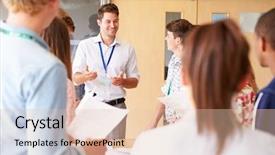  Presentation with college-students - Audience pleasing presentation design consisting of aruba island man standing in the ocean turquoise color water of ocean and blue sky september 2017 backdrop and a mint green colored foreground