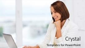  Presentation with business technology internet and network - Amazing PPT layouts having new teachers - business and technology concept backdrop and a lemonade colored foreground