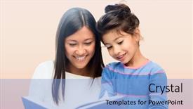  Presentation with school family - Audience pleasing PPT layouts consisting of teachers parents - family children education school backdrop and a light blue colored foreground