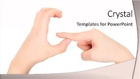  Presentation with childish - Presentation consisting of teachin g - childish hands represents letter g background and a pink colored foreground