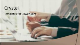 Presentation with blur abstract people people - Presentation design with teaching effects - abstract blur business people meeting background and a light gray colored foreground