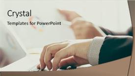  Presentation with meeting - Cool new slides with teaching effects - business people meeting at office backdrop and a light gray colored foreground