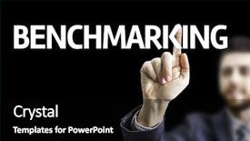  Presentation with black business - Theme with teaching strategy case study - business man pointing to black background and a black colored foreground