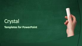  Presentation with white green - Cool new presentation with teaching styles - mature hand writing or drawing backdrop and a ocean colored foreground