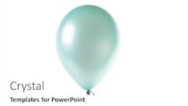  Presentation with teal - Amazing PPT layouts having teal-balloon-isolated-on-white backdrop and a white colored foreground