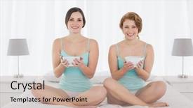  Presentation with german shepherd two young puppys - Slide deck with epoca romanticismo - bouquet of red roses on background and a mint green colored foreground