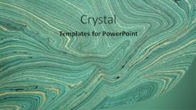  Presentation with teal - Slide deck enhanced with teal marbled paper made background and a seafoam green colored foreground