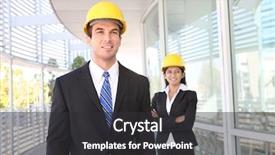  Presentation with teal - Beautiful presentation featuring teal teamwork - pretty woman and handsome man backdrop and a dark gray colored foreground