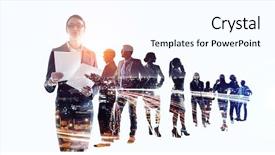  Presentation with lifestyle - Audience pleasing slide set consisting of team - modern business lifestyle mixed media backdrop and a white colored foreground