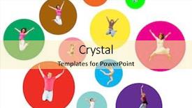  Presentation with team achievement - Slide set featuring team achievement united colleagues background and a blonde colored foreground