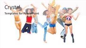  Presentation with team achievement - PPT layouts consisting of team achievement united colleagues background and a white colored foreground