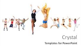  Presentation with team achievement - Cool new PPT layouts with team achievement winning idea backdrop and a white colored foreground