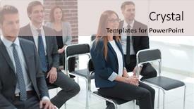  Presentation with kentucky derby winner - Slide deck enhanced with team applauds the conference winner background and a soft green colored foreground