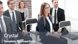  Presentation with award winner announcement - Audience pleasing slide deck consisting of team applauds the conference winner backdrop and a dark gray colored foreground