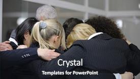  Presentation with team building - Cool new PPT theme with team building event businessmen backdrop and a wine colored foreground