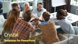  Presentation with team building compass - Amazing PPT layouts having team bulding backdrop and a tawny brown colored foreground