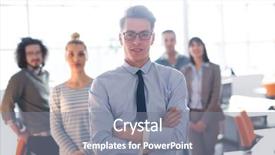  Presentation with portrait of a shy embarrassed - Slide set featuring team creativity - portrait of smiling young casuall background and a gray colored foreground