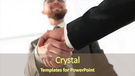  Presentation with negotiation - Slides featuring effective negotiation with client business background and a  colored foreground