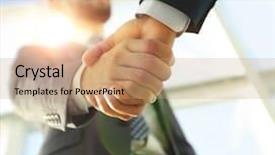  Presentation with negotiation - Presentation theme enhanced with effective negotiation with client business background and a  colored foreground