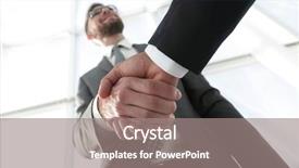  Presentation with negotiation - Audience pleasing slides consisting of effective negotiation with client business backdrop and a  colored foreground