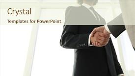  Presentation with negotiation - Slide deck consisting of effective negotiation with client business background and a  colored foreground