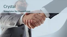  Presentation with negotiation - Slide deck with effective negotiation with client business background and a sky blue colored foreground