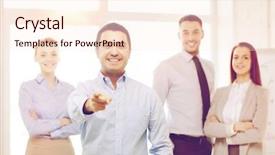  Presentation with company presentation - Theme having invitation company presentation - business and office concept background and a cream colored foreground