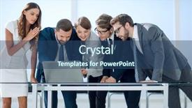  Presentation with team - PPT layouts consisting of accounting presentation - business team keeps track background and a ocean colored foreground