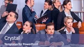  Presentation with motivation employee - Colorful PPT layouts enhanced with team lack of motivation backdrop and a ocean colored foreground