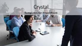  Presentation with team meeting - Beautiful PPT layouts featuring team meeting in modern start backdrop and a  colored foreground